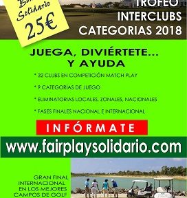 Juega, diviértete y ayuda: Torneos Interclubes Fair Play Solidario