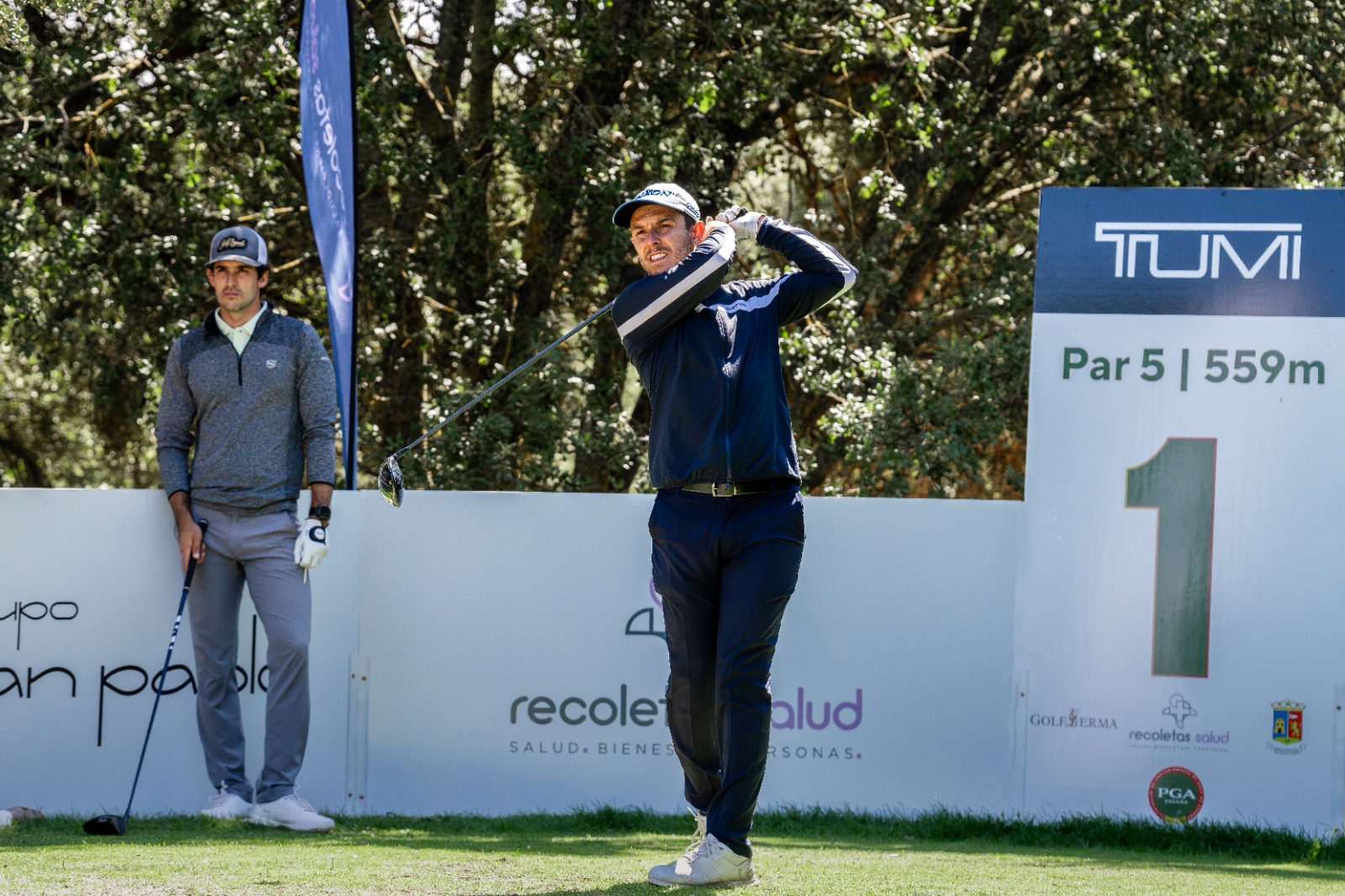 Alex Esmatges, primer líder en el Campeonato de Castilla y León de Profesionales PGAe en Lerma