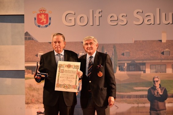 Alberto Estella y el golf castellanoleonés, destacados en la Gala del Golf Español 2016