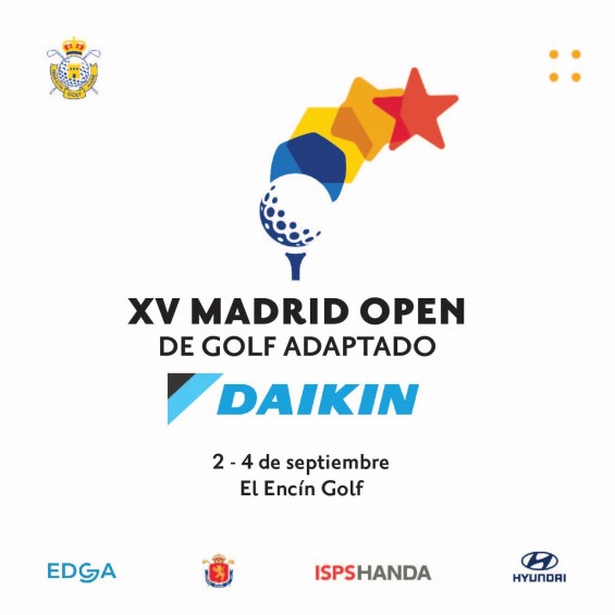 Dúo de castellanoleoneses en el Daikin Madrid Open de Golf Adaptado