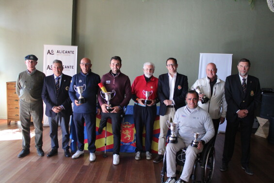 Séptima plaza de José Luis Pascual en el Campeonato de España de Golf Adaptado