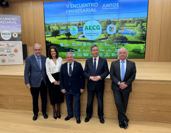 Salamanca, gran anfitriona del golf nacional en el V Encuentro Empresarial de la AECG