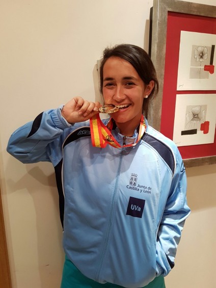 Paula Peciña, tercera clasificada en el Campeonato de España Universitario