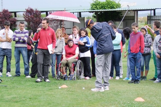 El torneo fin de curso de la Escuela de Golf Adaptado de Valladolid, el 6 de junio