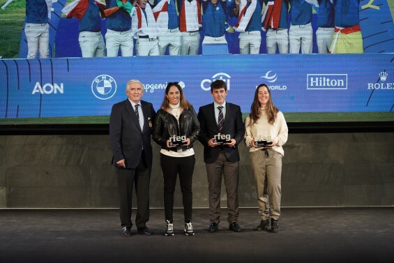 Carmen Alonso, premiada en la Gala del Golf Español 2023