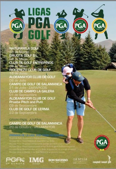 Ligas PGA Golf en Castilla y León durante 2018