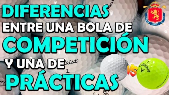 Diferencias entre las bolas de competición y de práctica