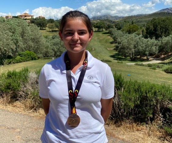 Medalla de bronce de Cristina Carlón en el Campeonato de España Universitario