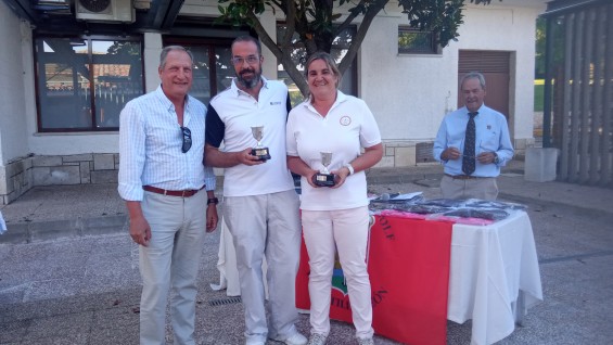 Triunfo de Raquel Ortiz de Pinedo y Jacobo González en el Campeonato Dobles Mixto de CyL