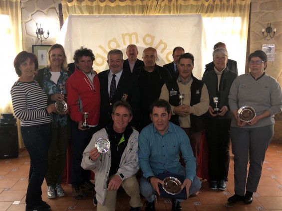 Domingo Redondo y Mercedes Arroyo, ganadores del Campeonato Senior de Castilla y León 2019