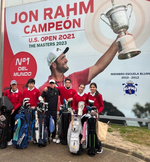 Concentración técnica de golfistas castellanoleoneses en el Centro Nacional