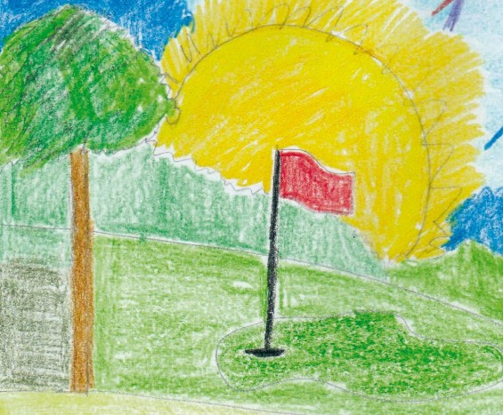 Galería de dibujos del Concurso diseña un hoyo de golf impulsado por la Federación de Golf de Castilla y León