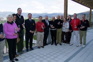 Domingo Redondo y Milagros Mingo, ganadores del Campeonato Senior de Castilla y León