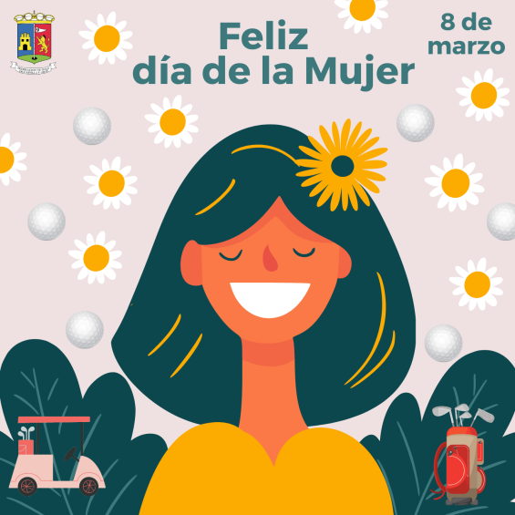 Feliz Día de la Mujer de parte de la Federación de Golf de Castilla y León