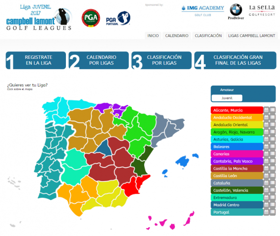 La Liga Nacional Juvenil amplía su ámbito de actuación al golf amateur y al golf familiar