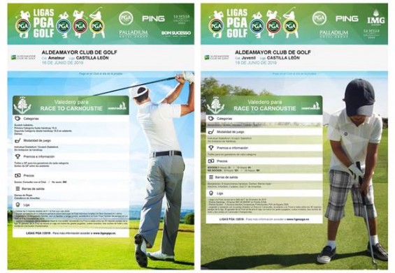 Ligas PGA Golf en Castilla y León durante 2019