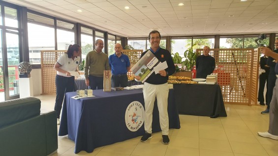 Fernando Cabezudo, el mejor en el Open de Italia de Pitch & Putt