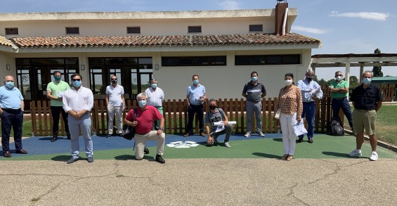 Reunión de Árbitros de la Federación de Golf de Castilla y León para abordar las particularidades de la etapa de Nueva Normalidad