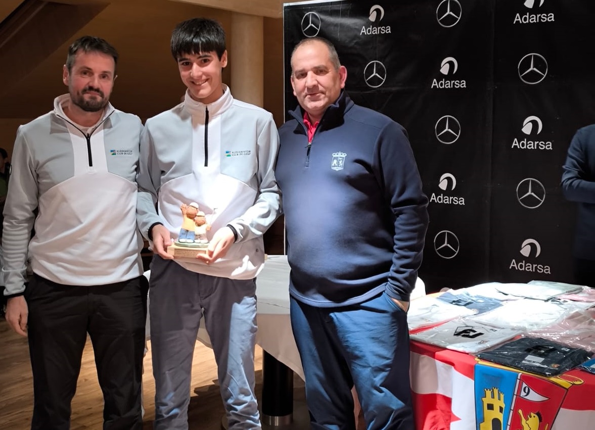 José Maria y Pablo Ortiz de Pinedo, ganadores del emotivo Campeonato de Navidad Padres e Hijos de Castilla y León