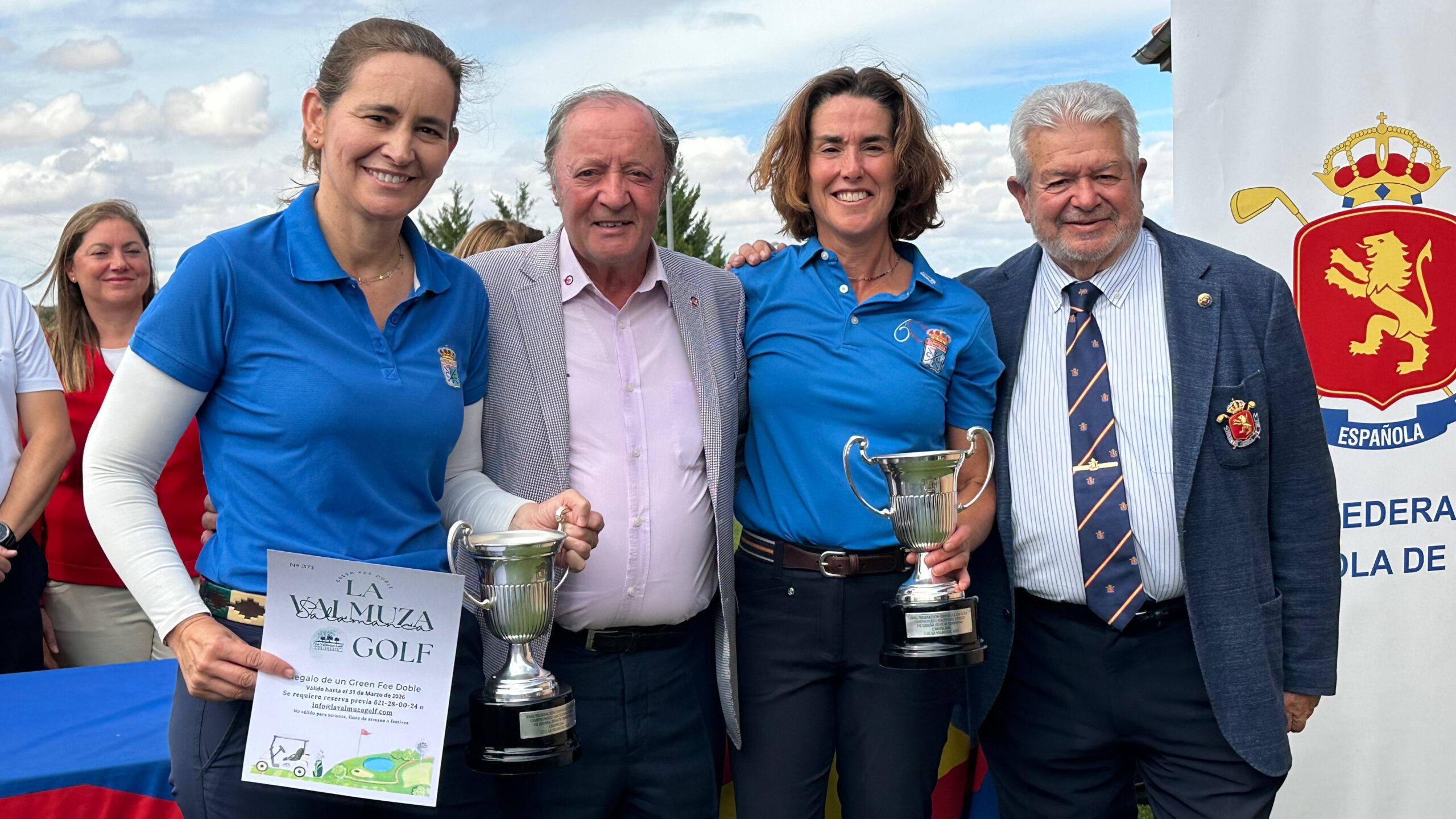 Decimoséptima plaza de Irma María Claro y Pilar Sánchez en el Campeonato de España Dobles Senior Femenino
