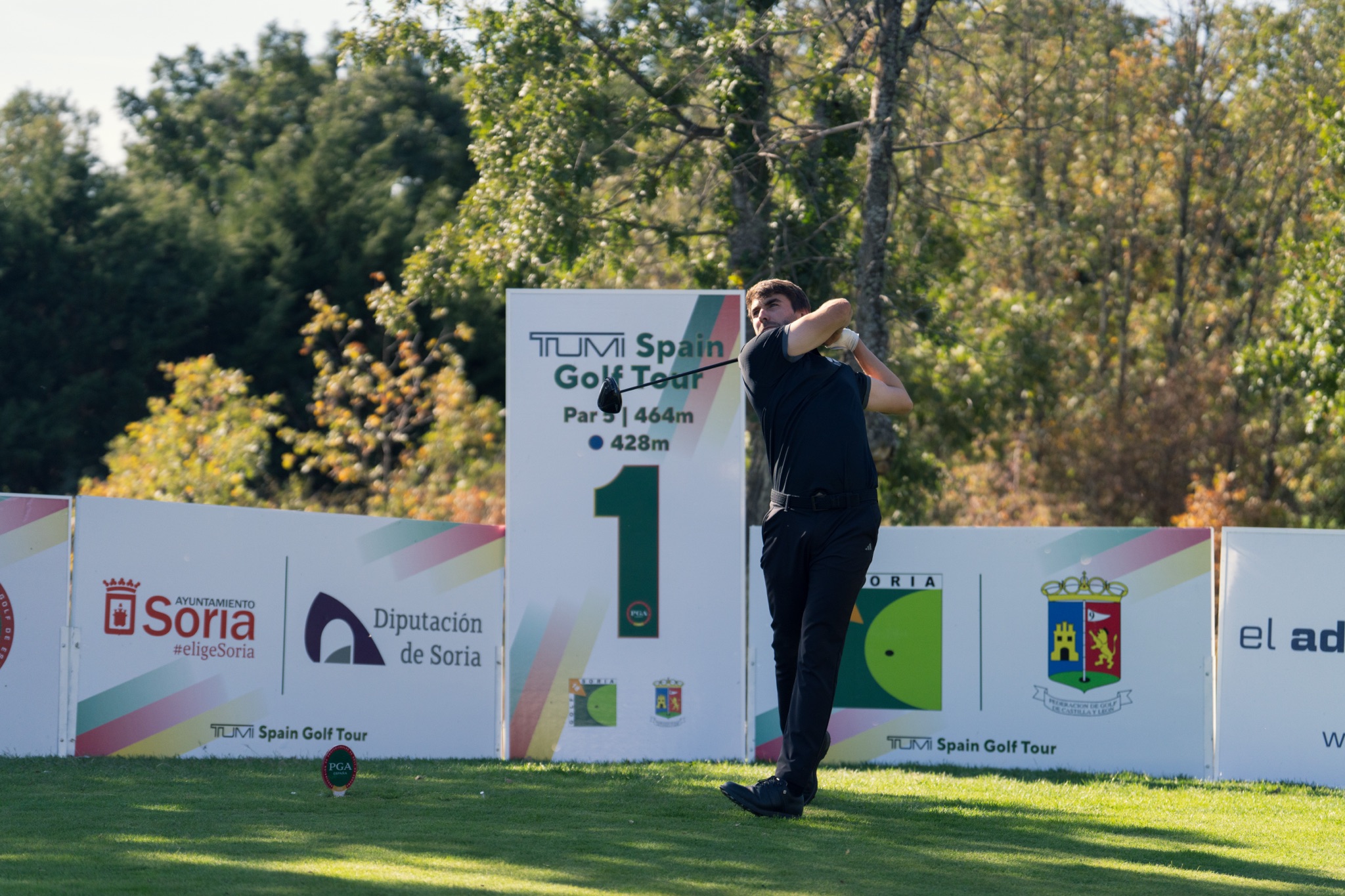 Máxima igualdad en el ecuador del Campeonato de Castilla y León de Profesionales PGA de España
